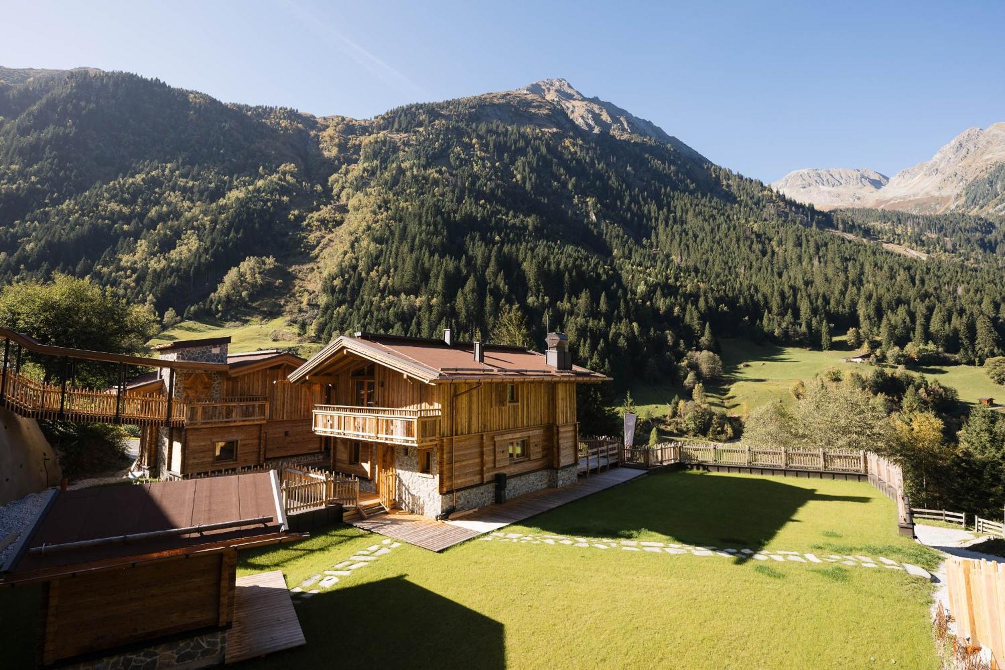 Вілла Gletscher-Chalet Stubai Нойштіфт-ім-Штубайталь Екстер'єр фото